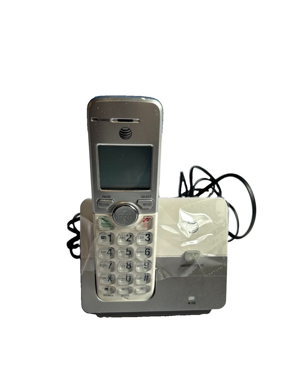 AT&T EL51203 DECT 6.0 1-Handset Cordless Phone - Full Duplex Handset